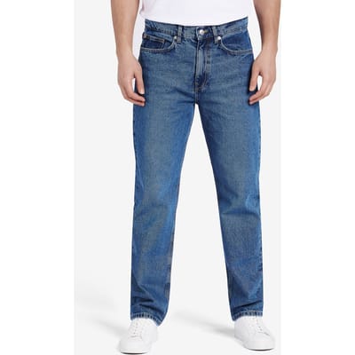 No Label Carlin Denim Cotton Mid Blue Maat: W31L32 | Straight Jeans Outlet | Heren | Blauw