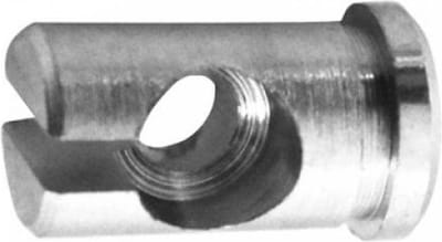 Butée de câble fendue Ø8mm x L15mm pour levier de frein mobylette cyclomoteur