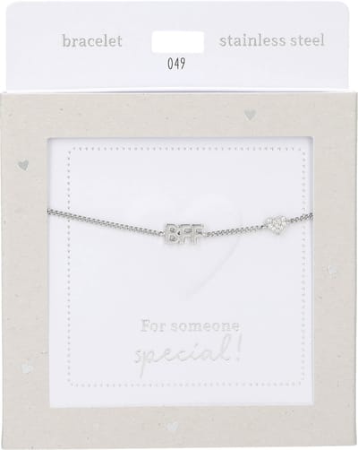 Depesche - Armband "Heart of Gold" - mot. 049 - BFF - silver