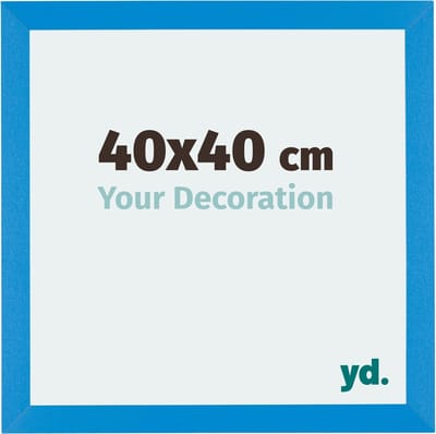 Your Decoration - Fotolijst 40x40 cm - MDF - Helder Blauw - Mura