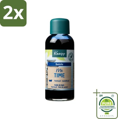 Kneipp - Badolie - Me-Time - Patchouli & Sandelhout - 100 ml - Voordeelverpakking - 2 stuks - Badproducten - Badolie