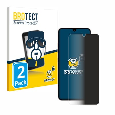 BROTECT - privacy screenprotector voor LG V60 ThinQ - Folie Beschermfolie Blauwlichtfilter 2 Stuks
