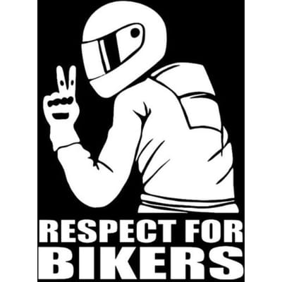 Respect voor Fietsers Reflecterende Sticker Decal Auto Stickers Mode Auto Decoratie Sticker veelkleurig