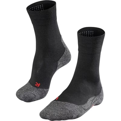 FALKE TK2 Sensitive anti-blaar dik wol functioneel materiaal wandelsokken heren zwart - maat 39-41