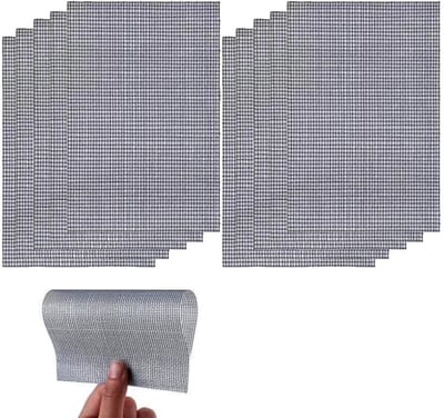 MTTProducts - Mosquito Net Repair Patches - Zelfklevend - 10 Stuks - 130 x 180 mm - Waterproof - Makkelijk te gebruiken - Voor Ramen en Deuren