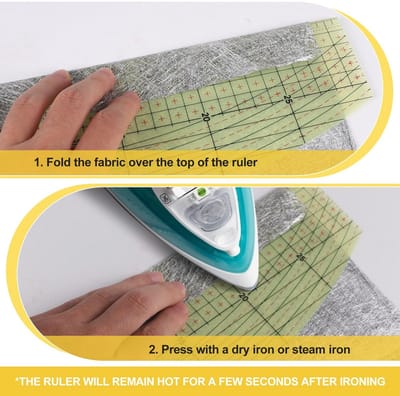 Cosensi - Dailygoods - Hittebestendige Strijkliniaal 30 x 10 cm