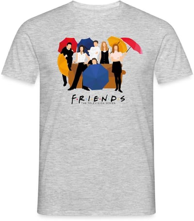 Friends Paraplu's Pose T-Shirt Heren