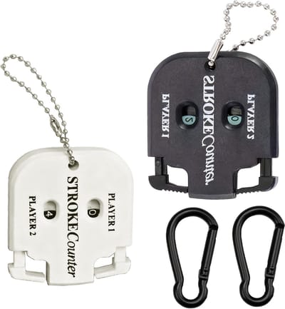 Golf Impact Monitor en Mini Result Indicator - Golf Score Teller met Sleutelhanger, 2-Pack voor Precisie en Prestatie Verbetering