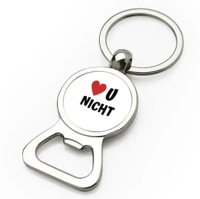 Akyol - love u nicht flesopener - Nicht - de liefste nicht - verjaardag - cadeautje voor nicht - nicht artikelen - kado - geschenk - 9 bij 3 cm