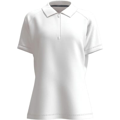 Forelson Dames/Dames Blockley Zip Neck Poloshirt (Wit)