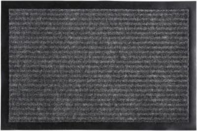 Deurmat Anti-Slip voor binnen - 60x40cm - Rubber/Stof - Zwart - Droogloopmat Antislip