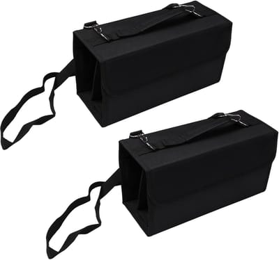Opvouwbare Marker Etui - Pennendoos Tekenmateriaal - Kunstenaars Organiseren - 80 Slots Capaciteit - 31 x 27 x 4 cm