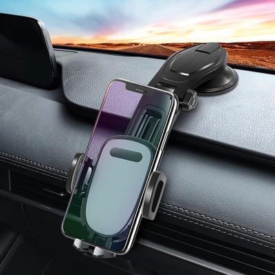Universele Slide Telefoonhouder Auto LB-520 Dashboard Zuignap Navigatie Beugel 360 Graden Rotatie