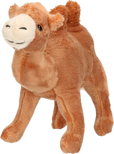 Cornelissen Kameel knuffel - pluche - bruin - 22 cm - Woestijn dieren - knuffeldier
