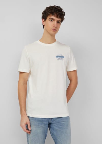 s.Oliver - male - Jersey T-shirt met print op voorzijde