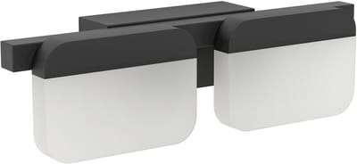 EGLO Ervidel Wandlamp - LED - 32 cm - Zwart