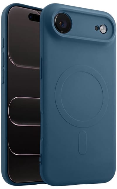 Casify Siliconen Hoesje geschikt voor MagSafe iPhone Air Hoesje - Blauw