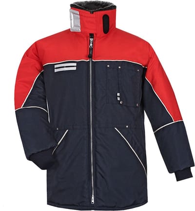 Diepvriesjas Dames Navy Rood | maat 3XL 52/54