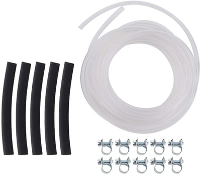 Dailygoods- Brandstofpijp 3,5 m - Brandstofslang 10x5 mm - Brandstofleiding 5x3 mm - Slangklem set - Voor Webasto/Eberspacher verwarming - Duurzaam materiaal
