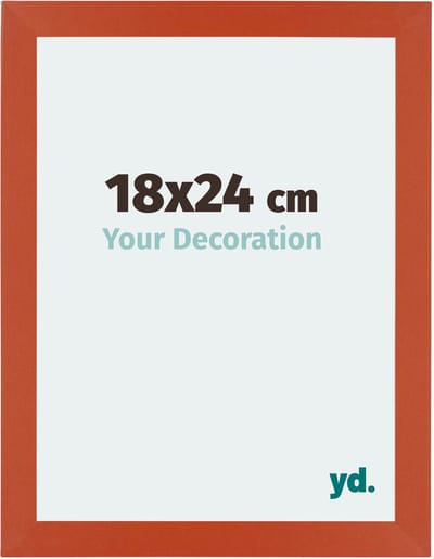 Your Decoration - Fotolijst 18x24 cm - MDF - Oranje - Mura