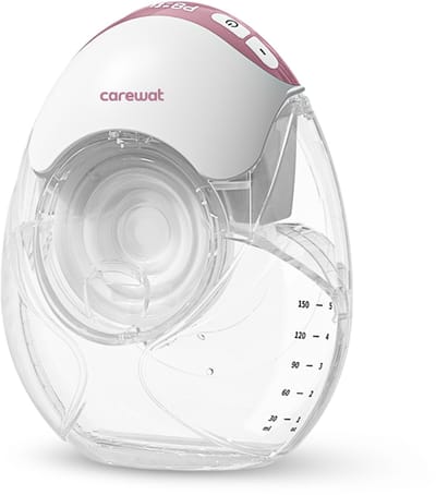 Carewat® Flow Max Borstkolf – Elektrische Borstkolf – Handsfree & Draadloos borstkolven – BPA-vrij – Fluisterstil – Snelladen via USB-C – 12 Niveaus – Tire Lait - Breast Pump