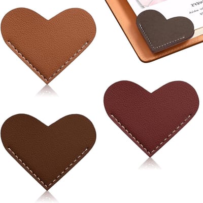 Elegante leren boekenleggers in 3 kleuren, gepersonaliseerde bladwijzers, vintage hoekpagina accessoires voor boekenliefhebbers