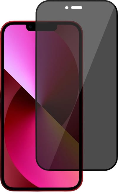 Screenprotector geschikt voor iPhone 13 - Privacy - Screenprotector geschikt voor iPhone 13 Prive Beschermglas