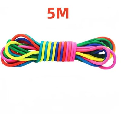5/7/10M Super Elastisch Springtouw Uithoudingsvermogen Training Plezier Oefening Speelgoed Binnen Buiten Huis Groep Verstelbaar Rubberen Springtouw Band multi