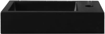 ALONI Fontein – 40x10,5x22 cm – Kunstmarmer – Mat Zwart