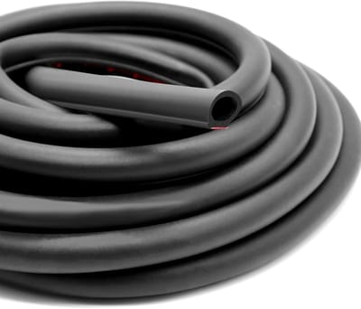 Dailygoods - 6 m Deurafdichting auto, D-profiel, rubberen afdichting, zelfklevende afdichting voor auto's, kleefafdichting, deurafdichting, rubber, zwart, geluidsisolatie, waterdicht (15 x 15 mm)