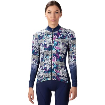 ALE DONNA LS JERSEY PR-R HIBISCUS - Valt klein