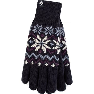 Heat Holders - Dames Zachte Thermische Handschoenen - Navy