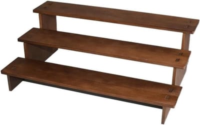 Sieradenstandaard Ladder - Houten Organizer - Sieraden Presenteren - Handgemaakt Massief Hout - 1500 Gram - Natuurlijk