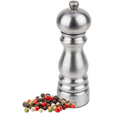 (6 stuks) PEUGEOT PARIS CHEF - Pepermolen - u'Select - Roestvrij staal - Hoogte: 180mm