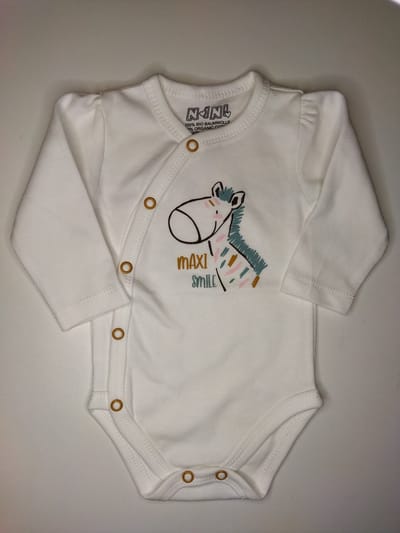 Nini - Rompertje Sanne - Omslagromper - Overslagromper - Maat 62 - 2 t/m 4 maanden