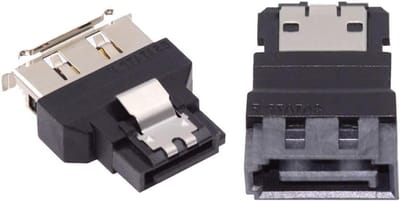 Dailygoody - eSATA naar SATA Adapter - 2 Stuks - Geschikt voor SSD en HDD - Verbind je opslag - Hoge snelheid - Betrouwbare verbinding - Ideaal voor d...