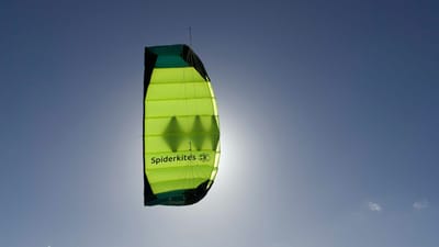 Matrasvlieger Spiderkites Amigo DC 1.35 + bar 10055 Geel 135 x 55 cm