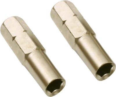 Set van 2 Magnetische Adapters 6.35 x 4mm voor 1/4 Inch Bits - Hex Bit Adapter voor Precisiewerk en Klusprojecten