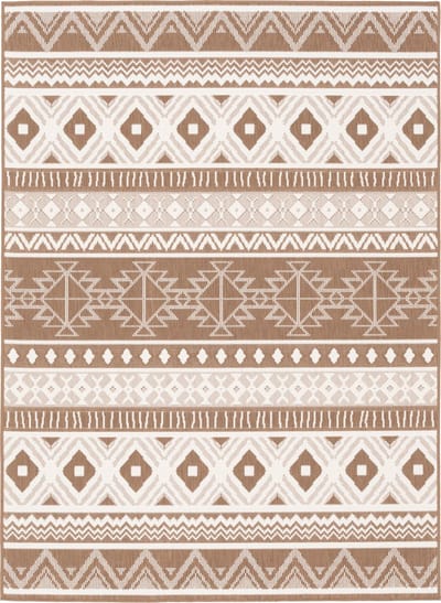 Pergamon Tapis d'intérieur et d'extérieur Cape Cod Ethno double face