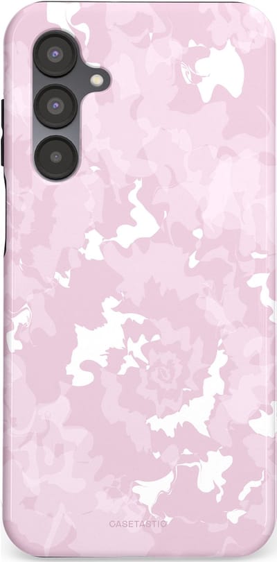 Casetastic Hoesje Geschikt voor Samsung A16 - Stijlvolle Beschermende Duo-layer Case - Roze wervels