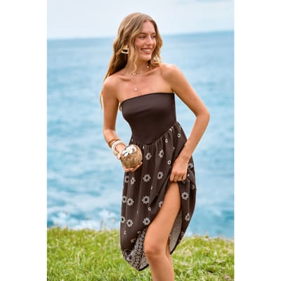 To Infinity Paisley Midi Jurk