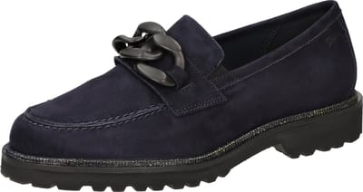 Sioux - MEREDITH-744-H - Instappers - Kleur: Blauw - Maat: 40