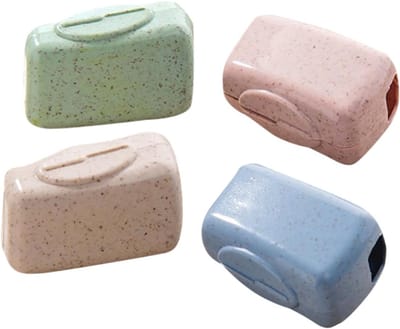 Tandenborstelhoezen - Beschermers - Reizen Hygiëne - Stofdicht Lichtgewicht - 33x20x36 mm - Willekeurige Kleuren