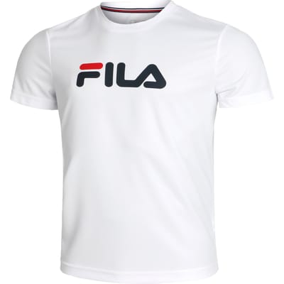 Fila Sport Logo T-shirt Met Korte Mouwen Wit 2XL Man