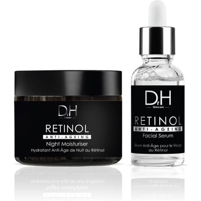 Dr H Retinol Anti-Aging Nachtvochtcrème 60ml + Anti-Aging Retinol Gezichtsserum 30ml