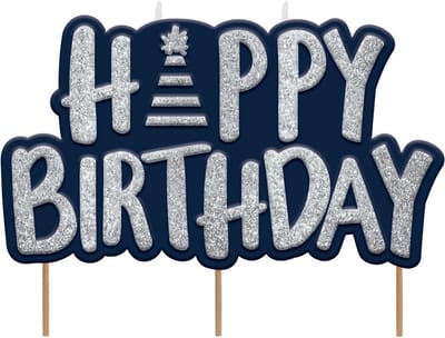 Amscan - Verjaardagskaars Happy Birthday