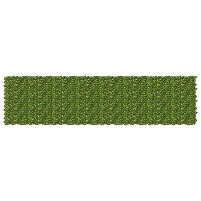 vidaXL - Balkonscherm - met - bladeren - Groen - en - Geel - 400 - x - 100 - cm