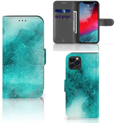 Hoesje Apple iPhone 11 Pro Painting Blue