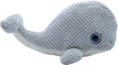 Cute since 1999 - Katoenen Knuffel Walvis - Liggende Walvis Speelgoed- Baby Knuffel - 29cm