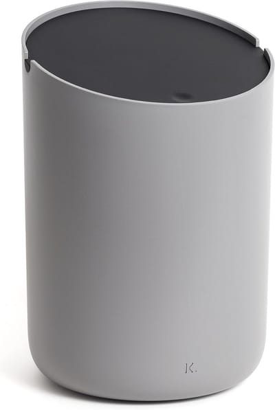 Kleine Prullenbak 1.5L - Ideale Mini Afvalemmer voor Badkamer, Keuken en Bureau - Antislip en Verwijderbare Binnenemmer